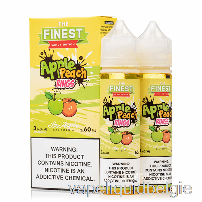 Vape Smaken Appel Perzik Zure Ringen - De Beste Snoepeditie - 120ml 3mg